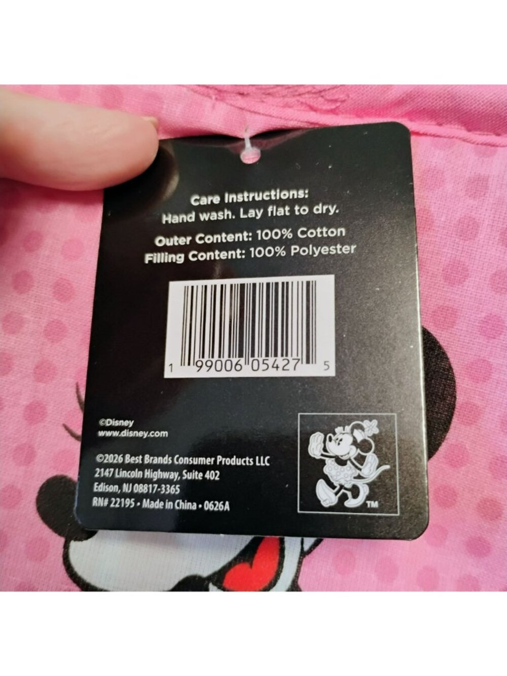 Disney Minnie Mouse 4 Pc Kitchen Set 2 Towels & 2 Pot Holders Pink Teal NWT - Picture 7 of 8